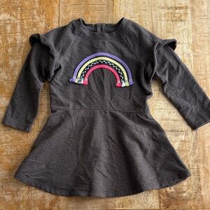Cat & Jack Gray Rainbow Dress 2t